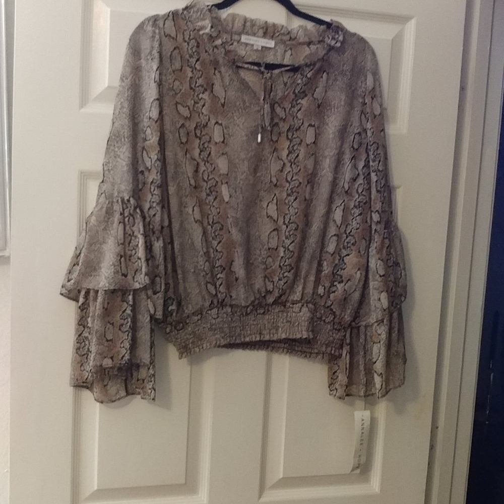 Snake Print Blouse